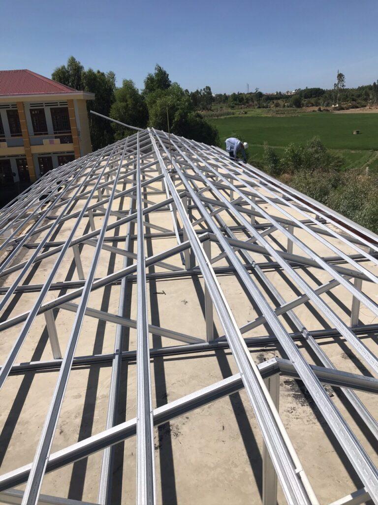 Ảnh Công Trình Khung kèo Thép Nhẹ