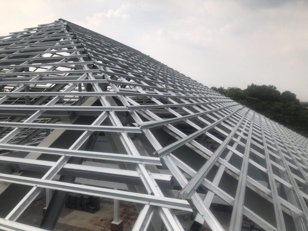 hệ khung kèo thép nhẹ 3 lớp