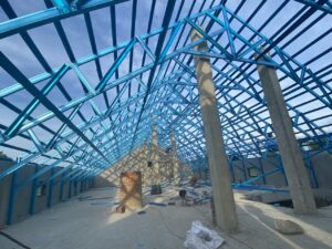 Ảnh công trình màu xanh dương